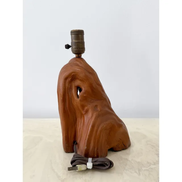 Vintage Boho Redwood Burl Lamp Base — additional photo 7