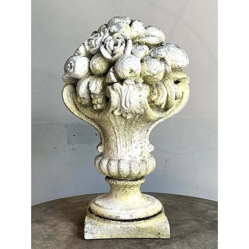 Vintage Regency Patinated Resin Garden Ornament