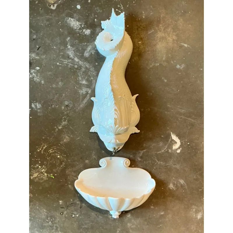 Vintage Italian Glazed Ceramic Koi Lavabo — additional photo 7