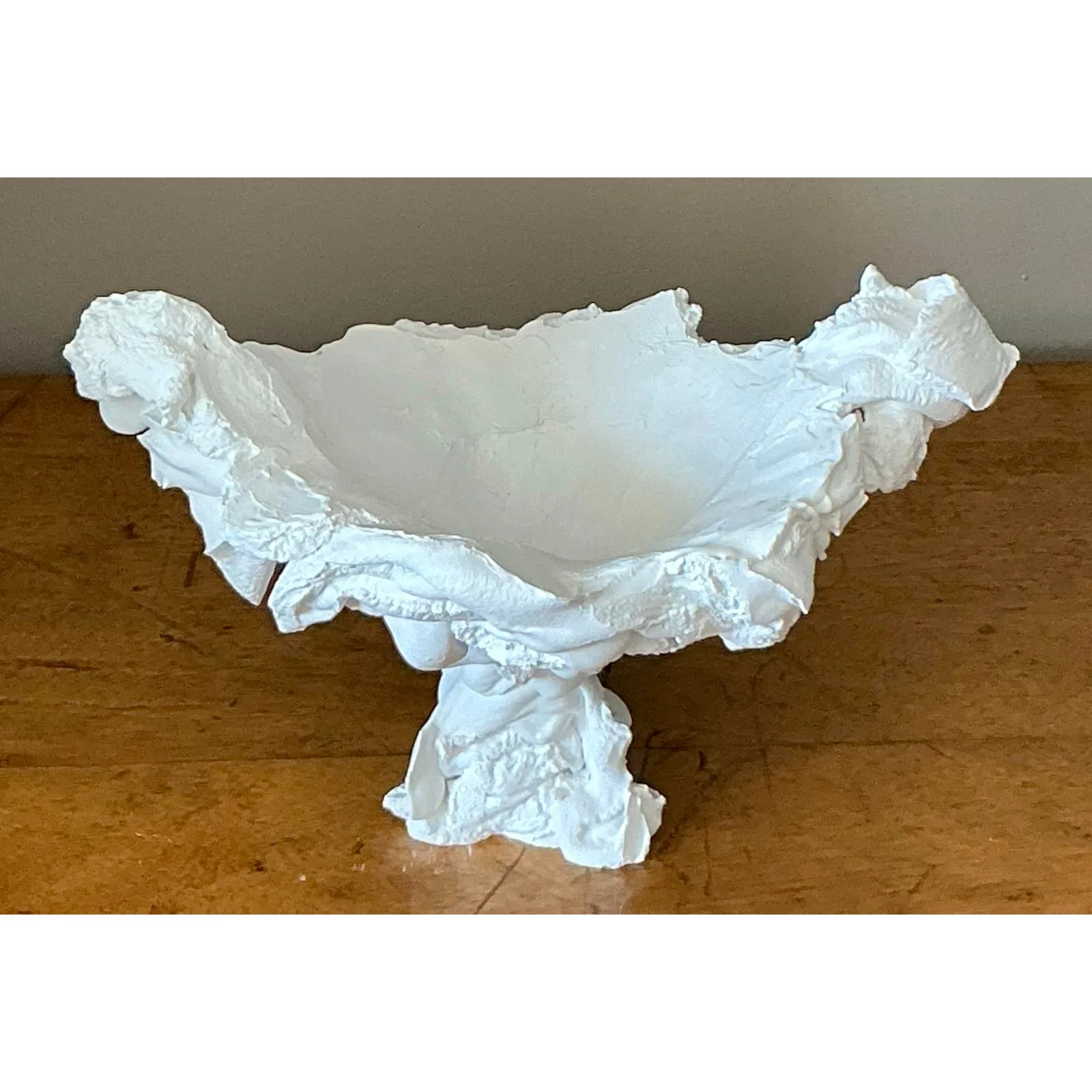 Vintage Boho Plaster Drip Bowl — additional photo 7