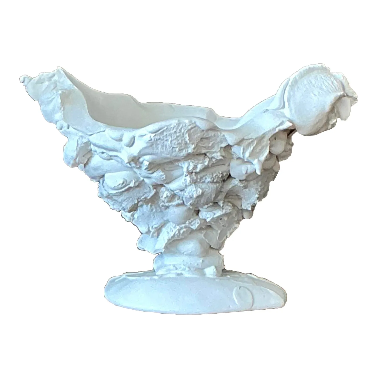 Vintage Boho Plaster Drip Bowl — additional photo 1