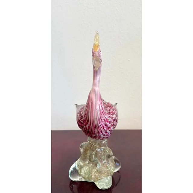 Vintage Boho Glass Bird Sculpture After Murano — additional photo 3