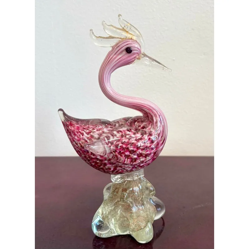 Vintage Boho Glass Bird Sculpture After Murano — additional photo 5