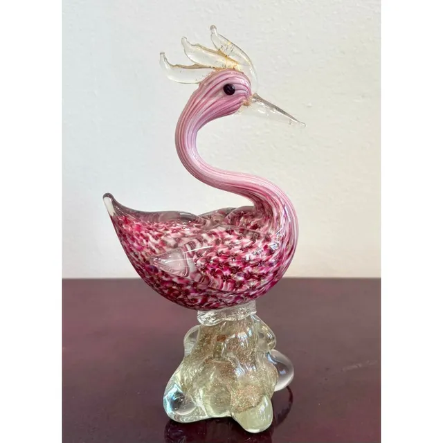 Vintage Boho Glass Bird Sculpture After Murano — additional photo 5