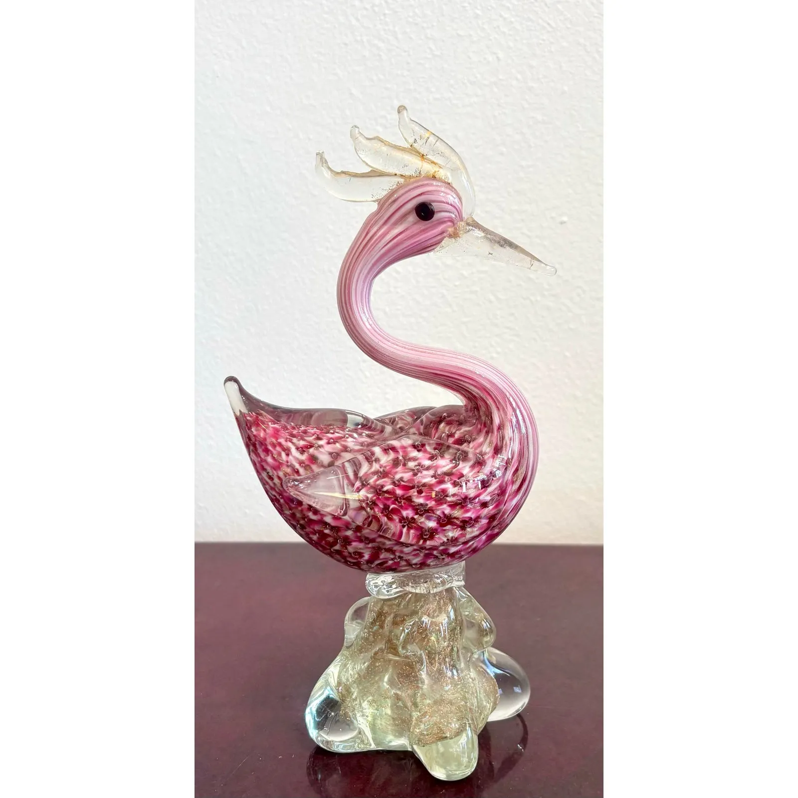 Vintage Boho Glass Bird Sculpture After Murano — additional photo 7