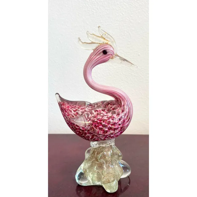 Vintage Boho Glass Bird Sculpture After Murano — additional photo 7
