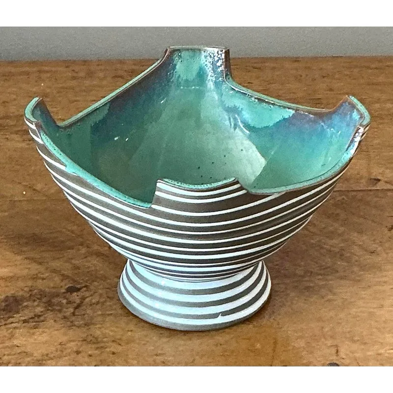 Vintage Boho Original Studio Pottery Bowl — additional photo 2