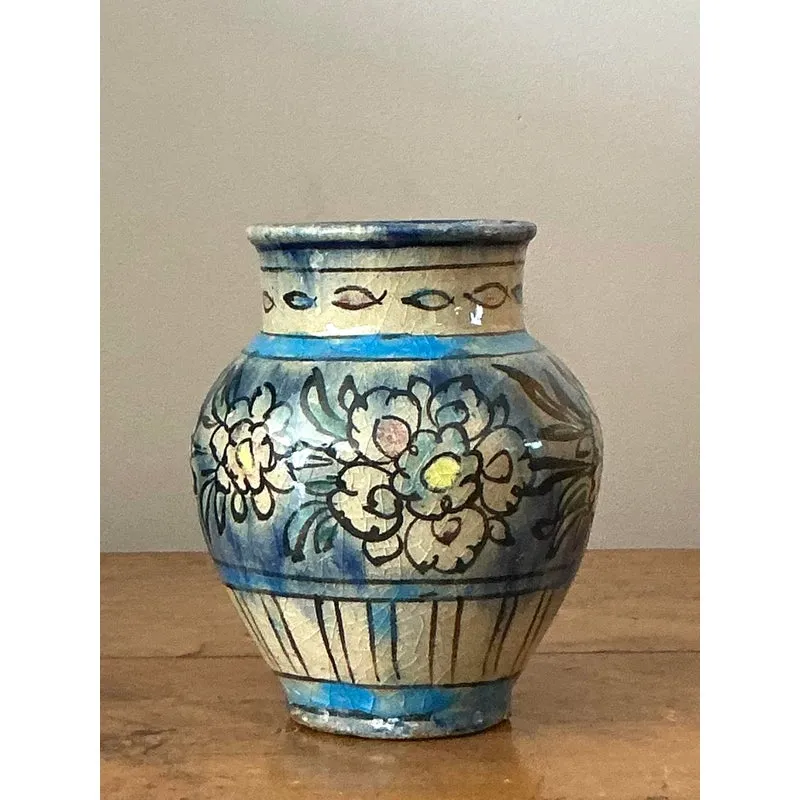 Vintage Boho Crackle Glaze Vase — additional photo 2