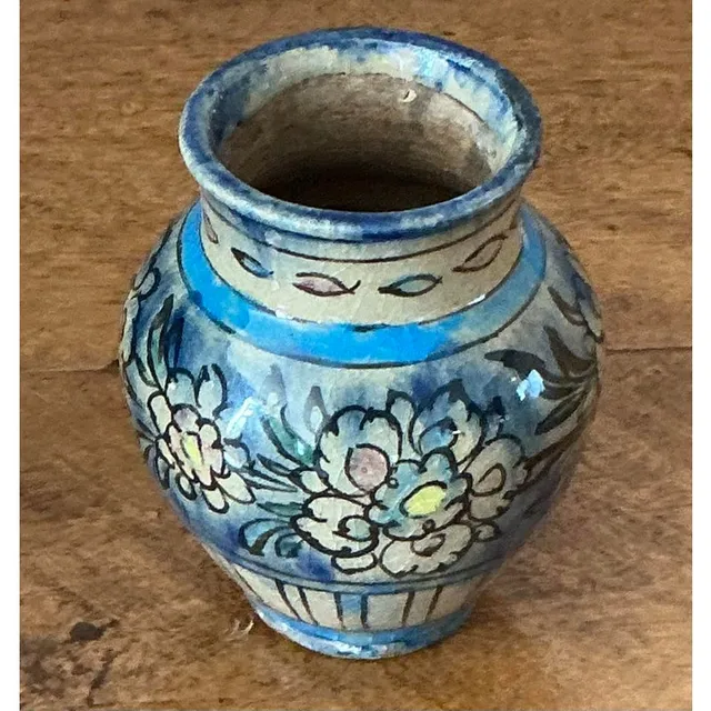 Vintage Boho Crackle Glaze Vase — additional photo 7