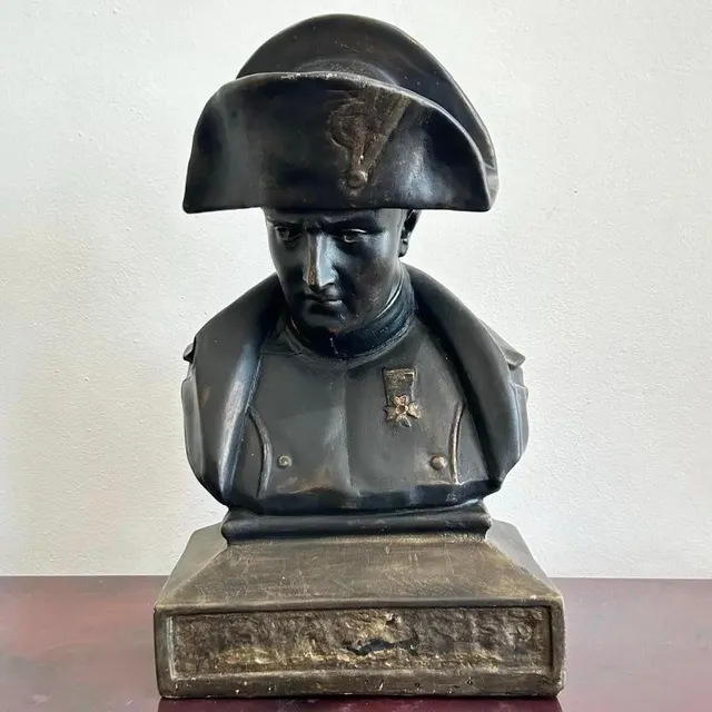 Vintage Mid 20th Century Military Bust of Napoleon — additional photo 3