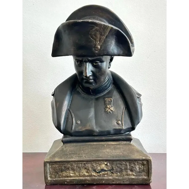 Vintage Mid 20th Century Military Bust of Napoleon — additional photo 4