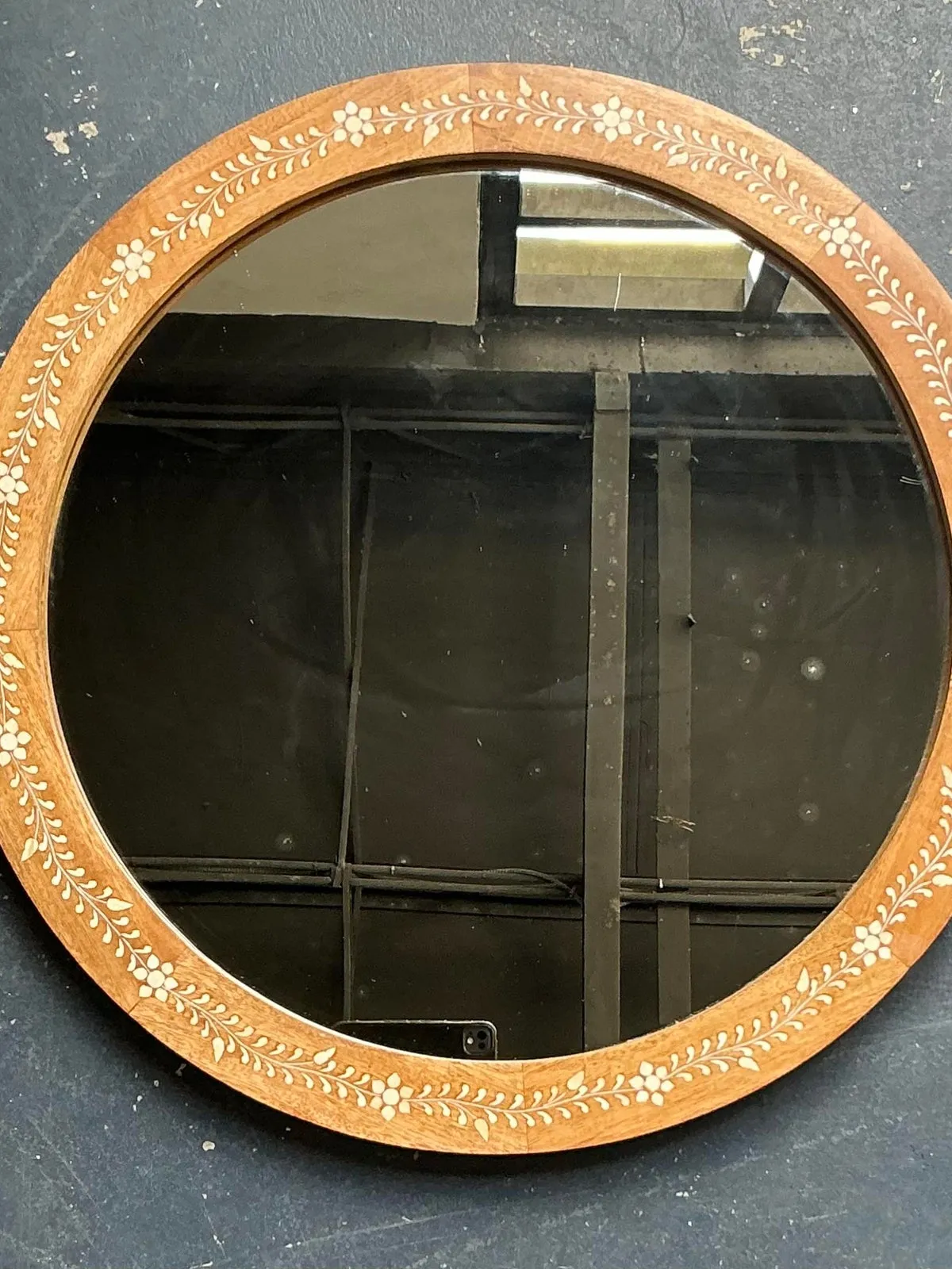 Vintage Regency Inlay Mirror — additional photo 3