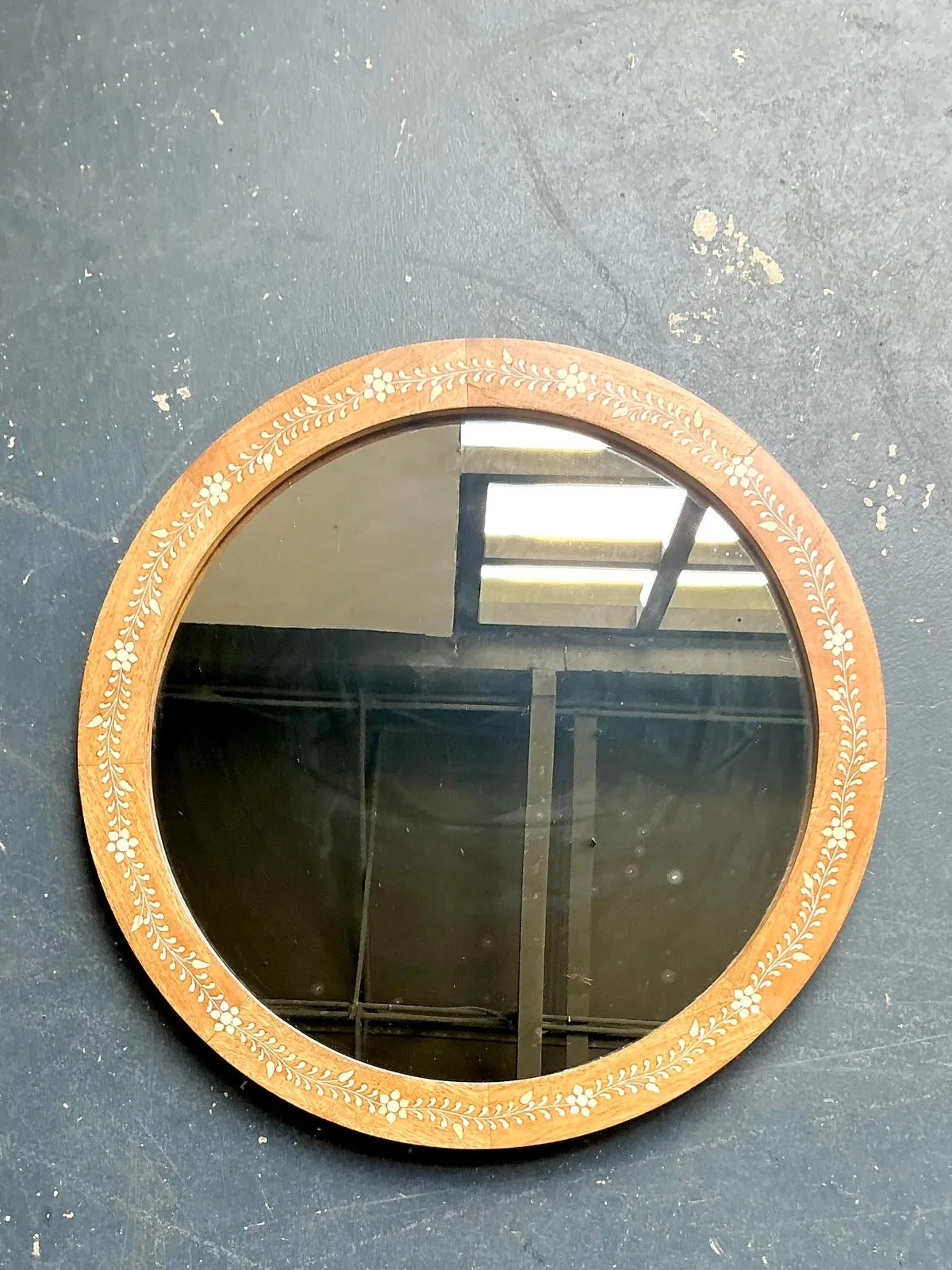 Vintage Regency Inlay Mirror — additional photo 1