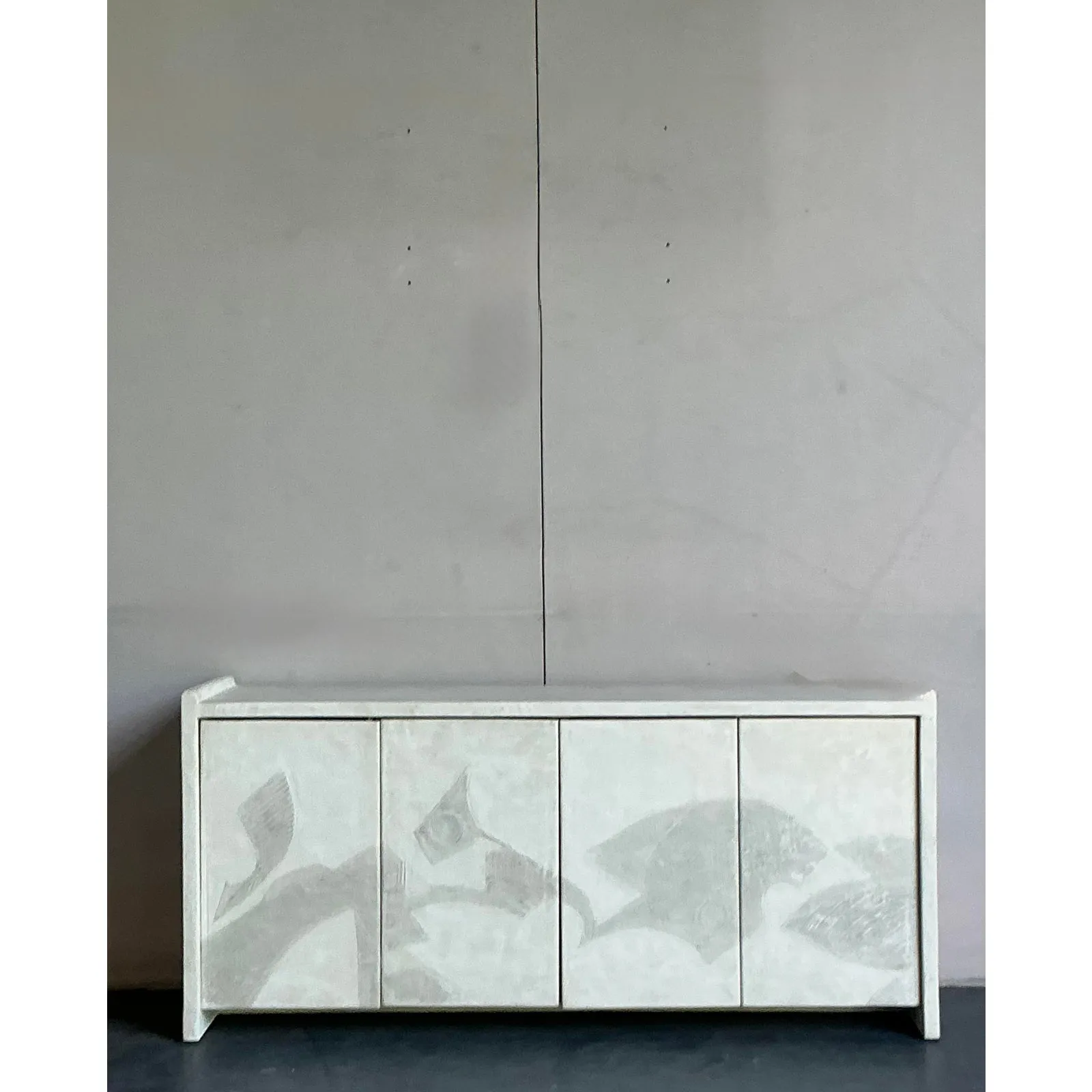 Vintage Boho 1970s French Plaster Credenza — additional photo 5