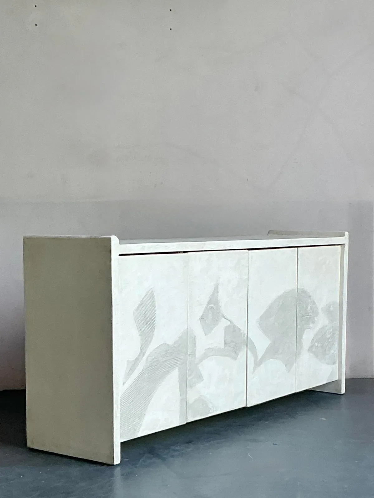 Vintage Boho 1970s French Plaster Credenza — additional photo 5