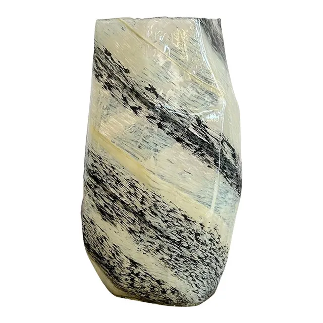 Vintage Boho Asymmetrical Glass Vase — additional photo 1