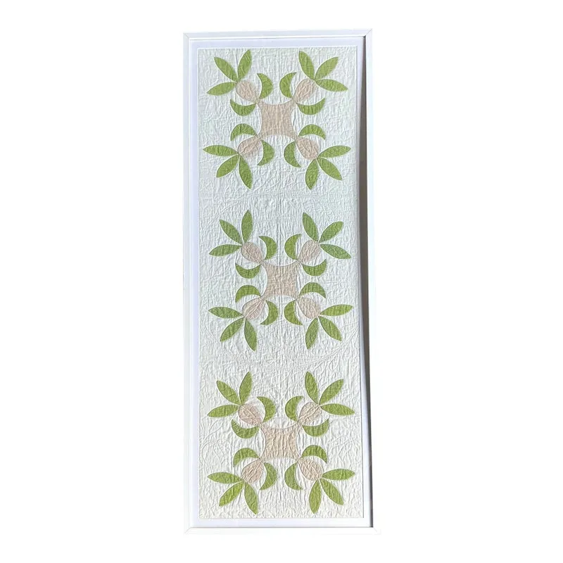 Vintage Regency Framed Quilt Panel — additional photo 1