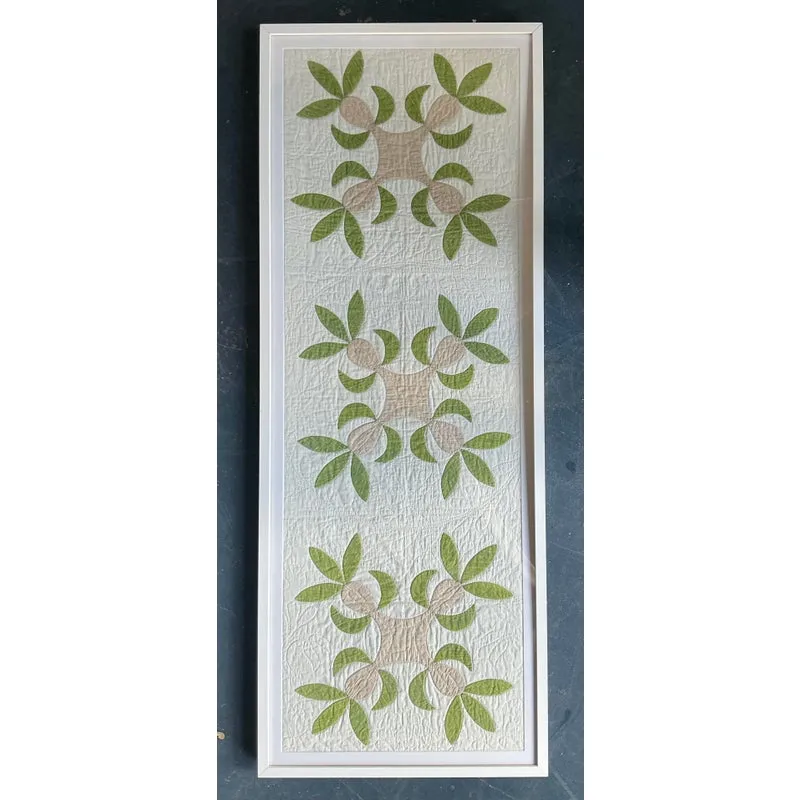 Vintage Regency Framed Quilt Panel — additional photo 2