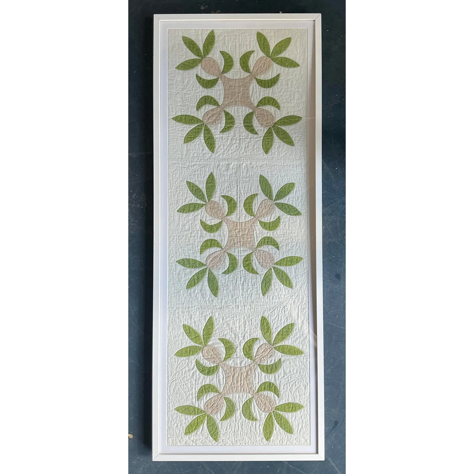 Vintage Regency Framed Quilt Panel — additional photo 7