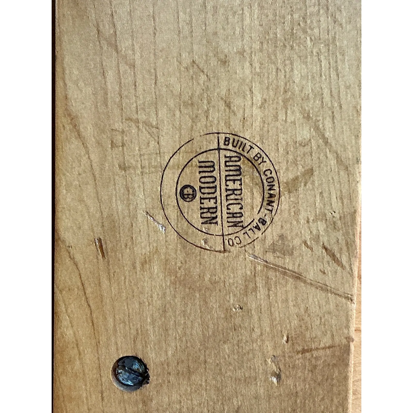 Vintage Conant Ball Mid-Century Modern Maple Coffee Table — additional photo 6