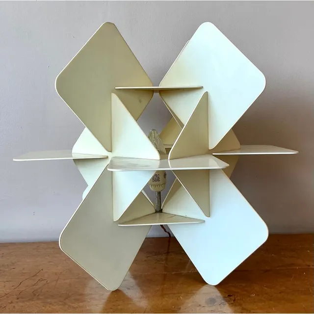 Vintage Boho Origami Resin Table Lamp — additional photo 2