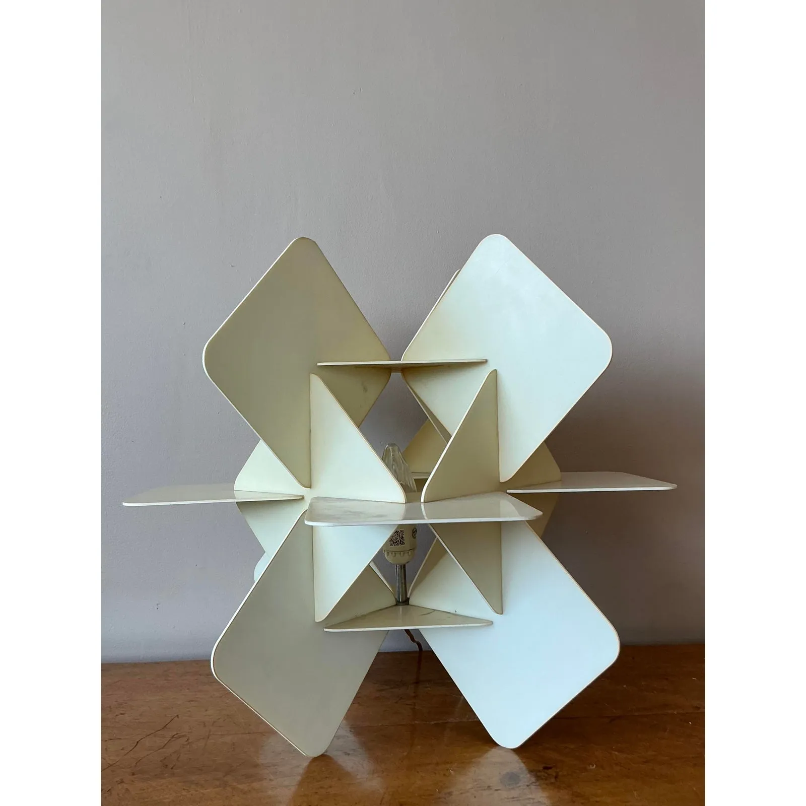 Vintage Boho Origami Resin Table Lamp — additional photo 7