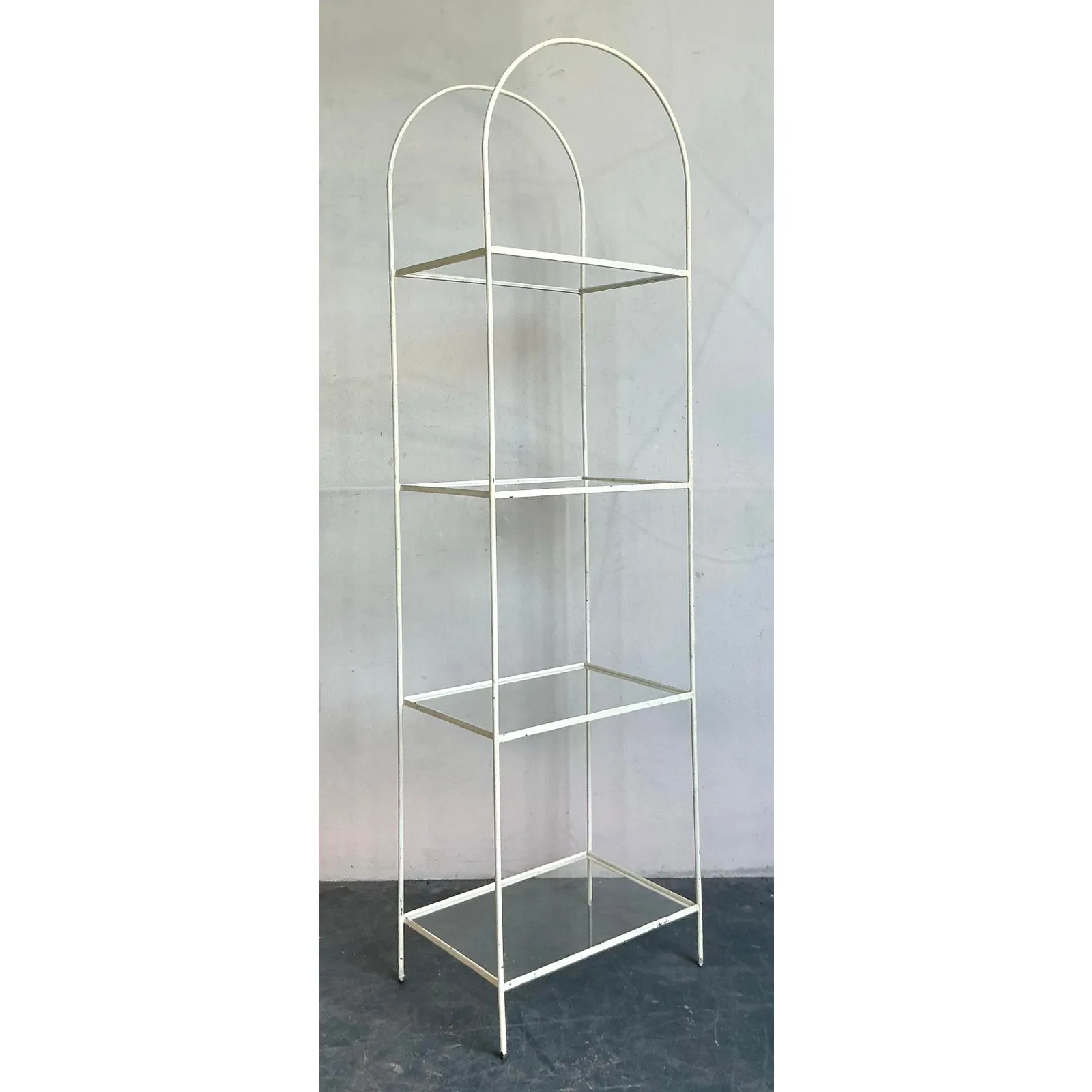 Vintage Regency Arched Iron Etagere — additional photo 3