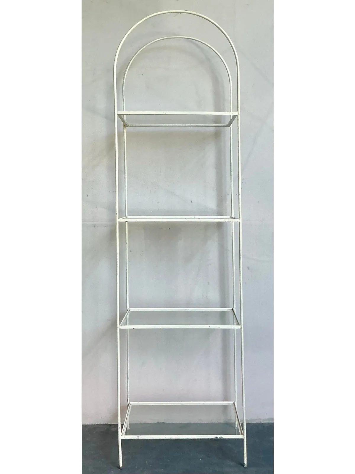 Vintage Regency Arched Iron Etagere — additional photo 5