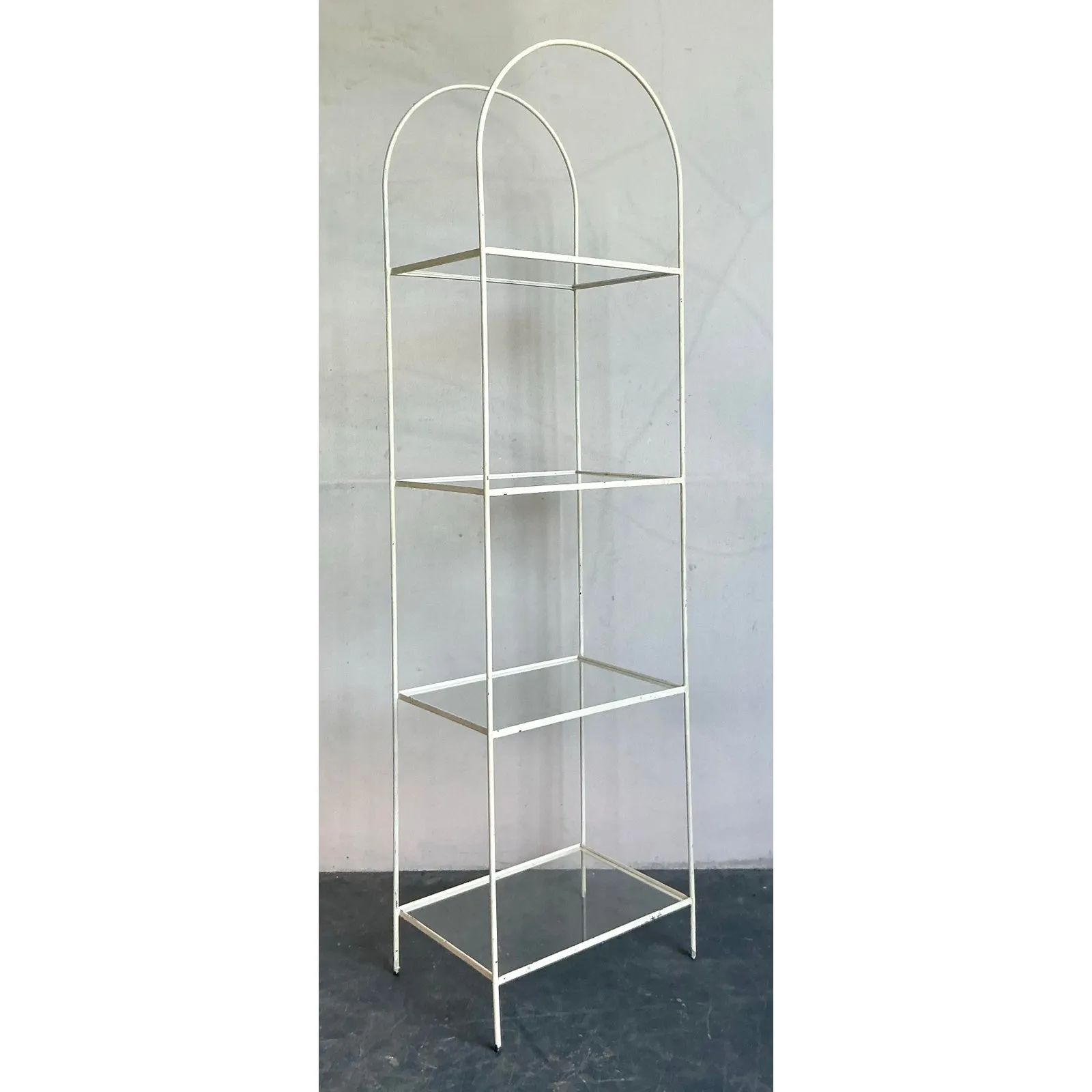 Vintage Regency Arched Iron Etagere — additional photo 2