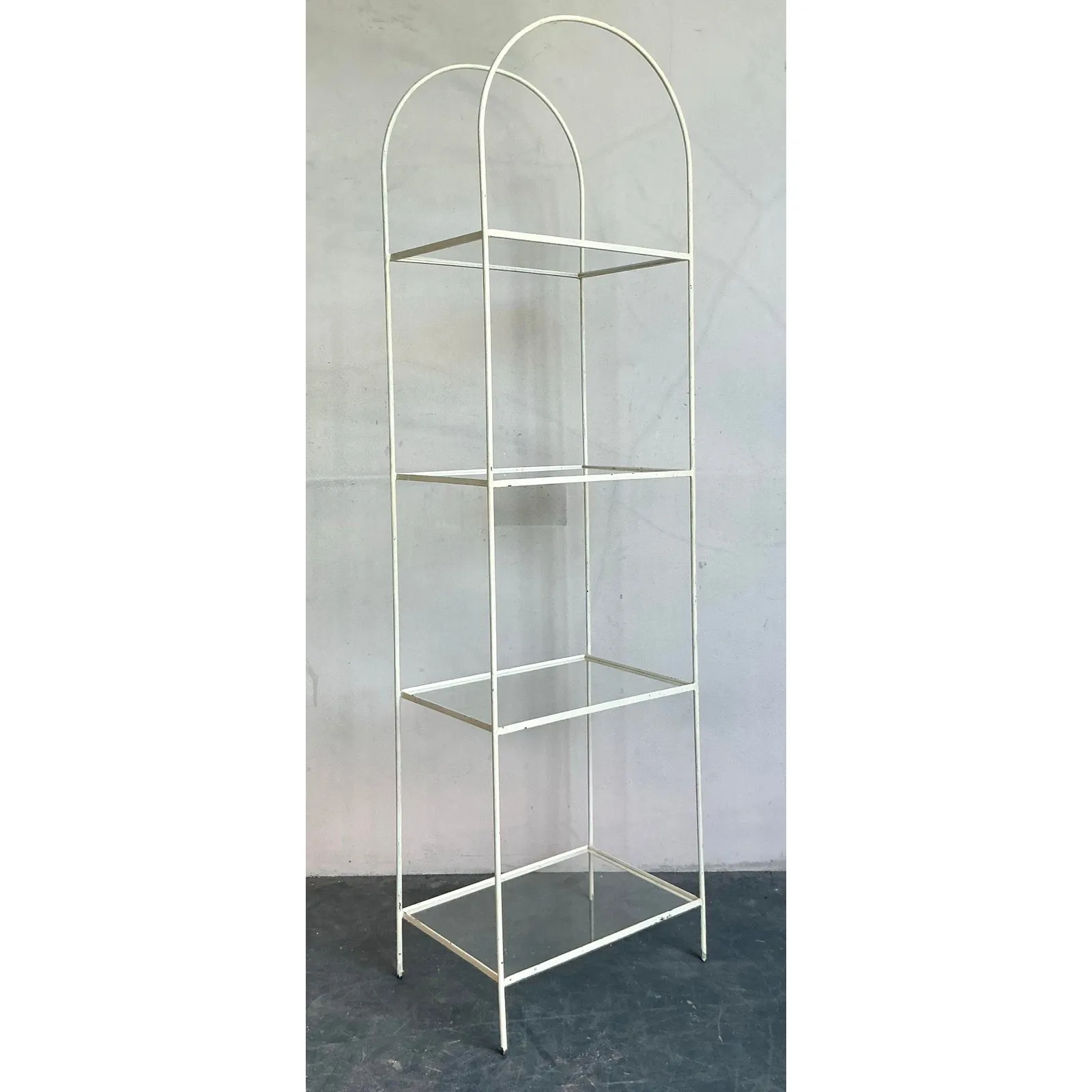 Vintage Regency Arched Iron Etagere — additional photo 7