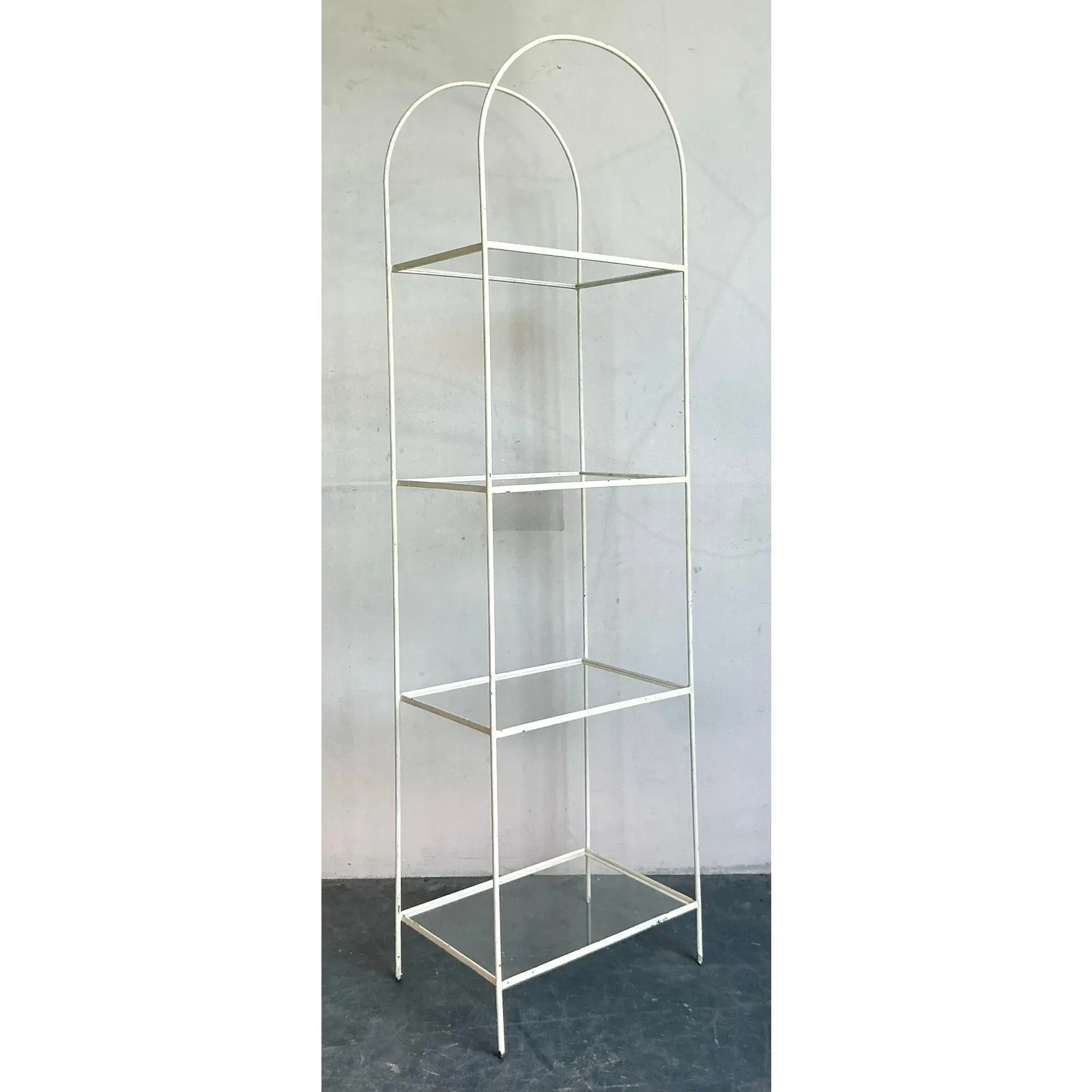 Vintage Regency Arched Iron Etagere — additional photo 8