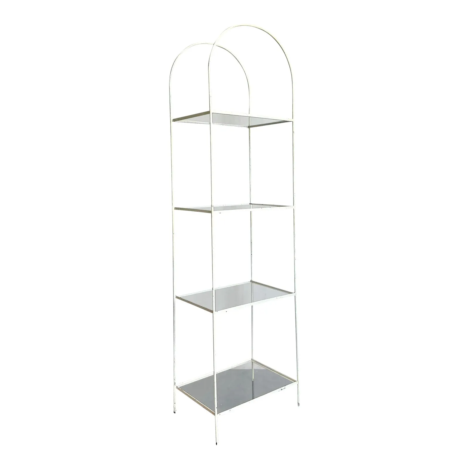 Vintage Regency Arched Iron Etagere — additional photo 1