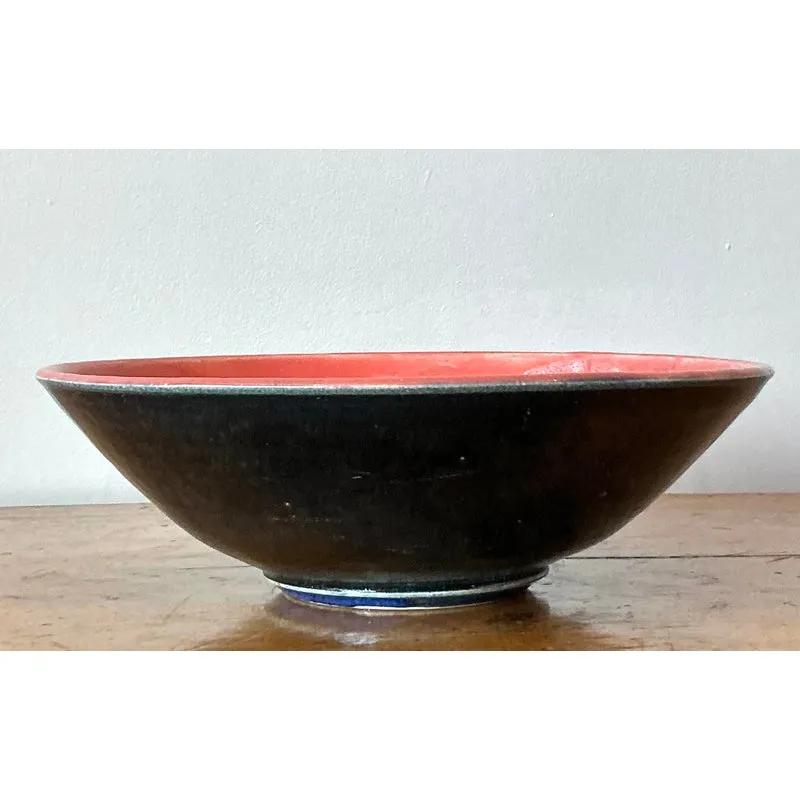 Vintage Boho Hand Painted Ceramic Bowl — additional photo 4