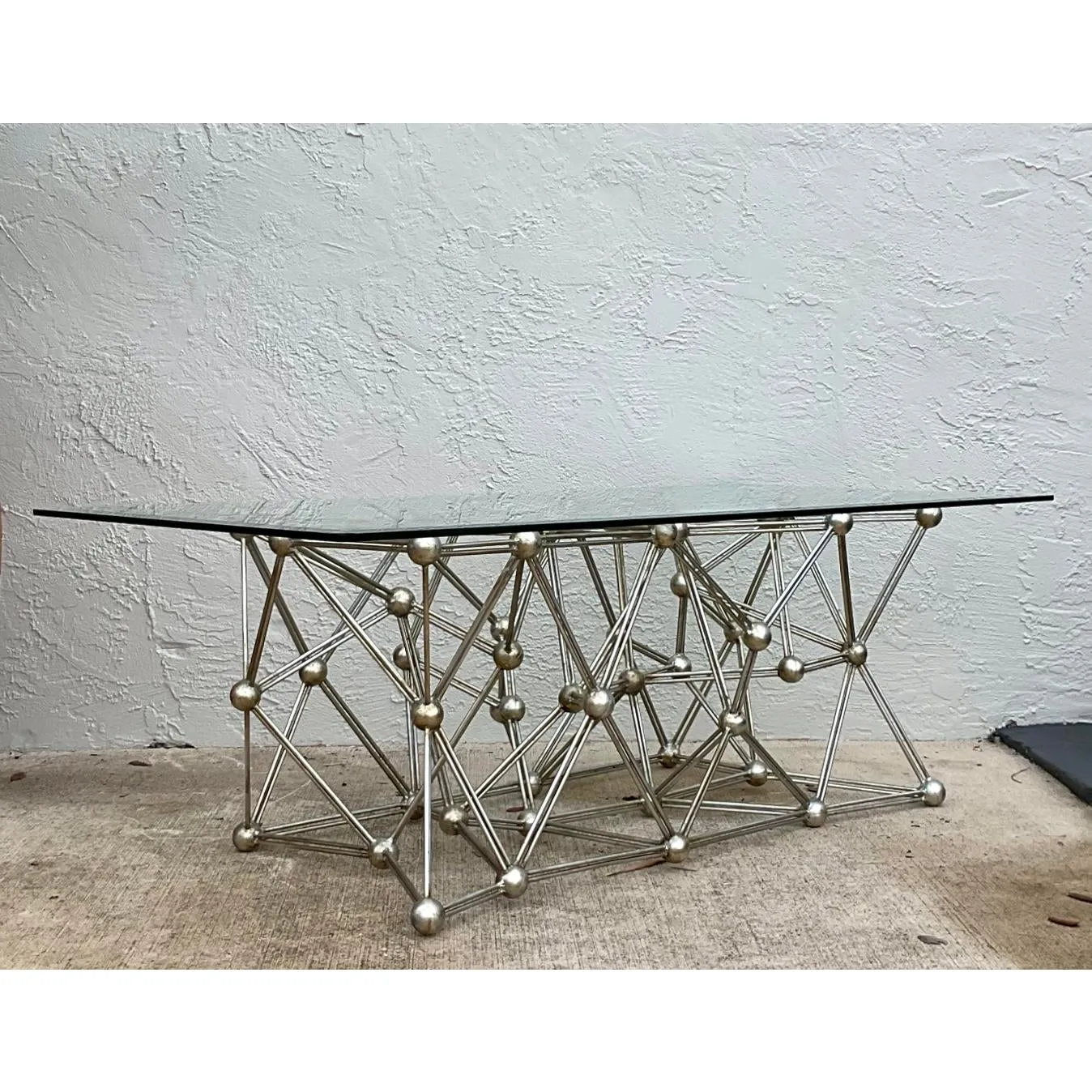 Vintage Boho Interlocking Molecule Coffee Table — additional photo 5