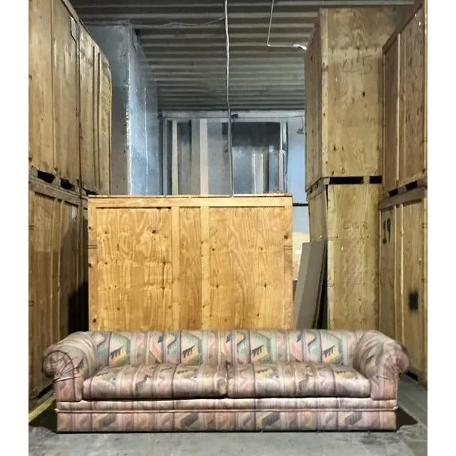 Vintage Boho Monumental Roll Arm Sofa — additional photo 3