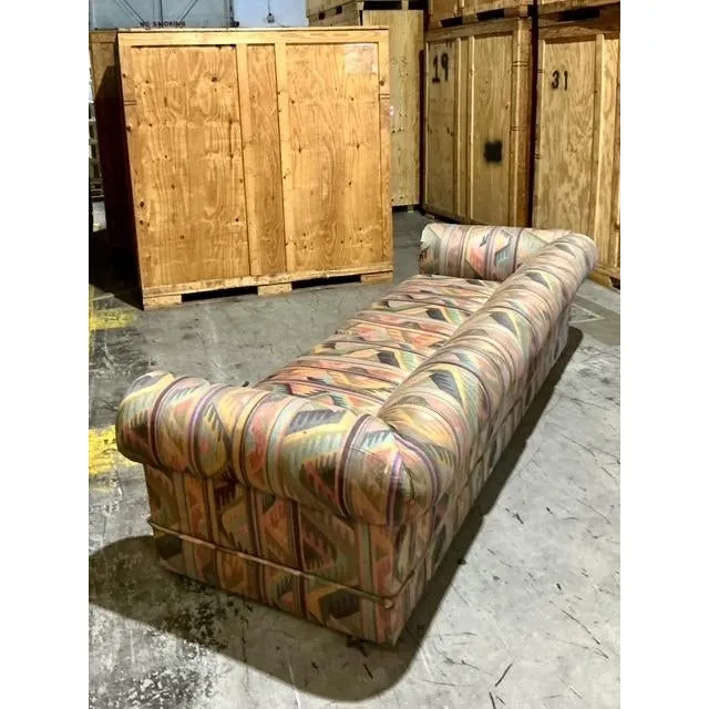 Vintage Boho Monumental Roll Arm Sofa — additional photo 7