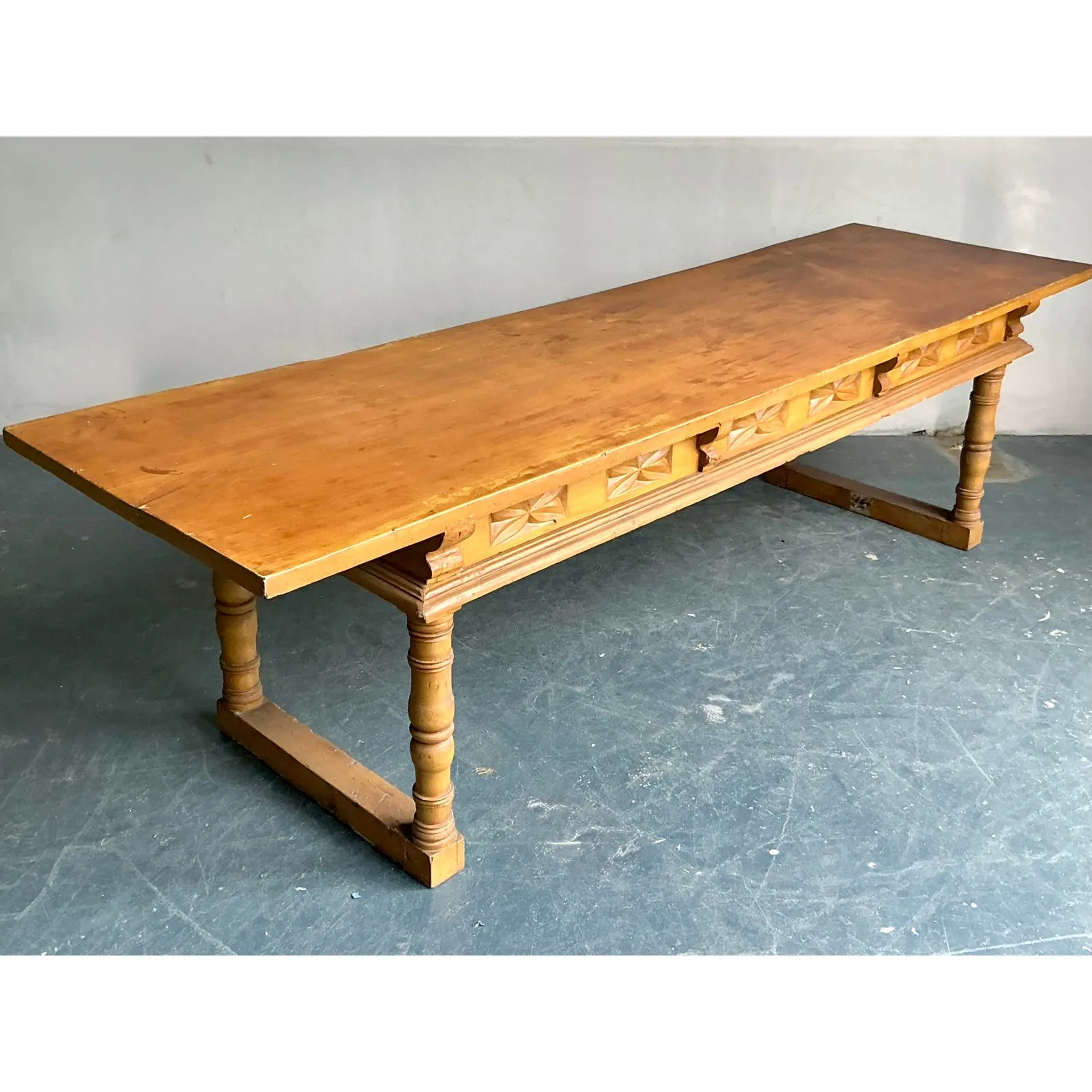 Vintage Boho Monumental Library Table — additional photo 5