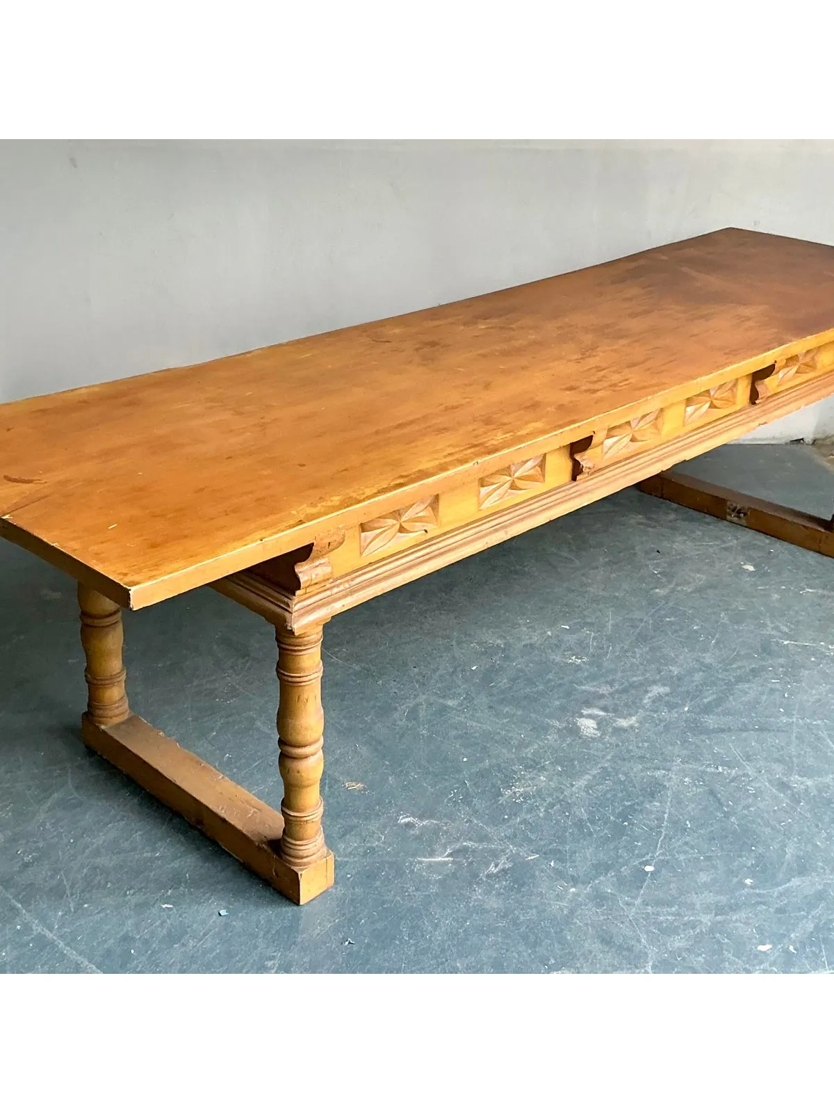 Vintage Boho Monumental Library Table — additional photo 4