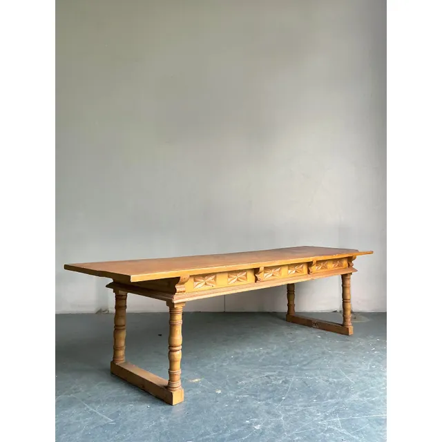 Vintage Boho Monumental Library Table — additional photo 4