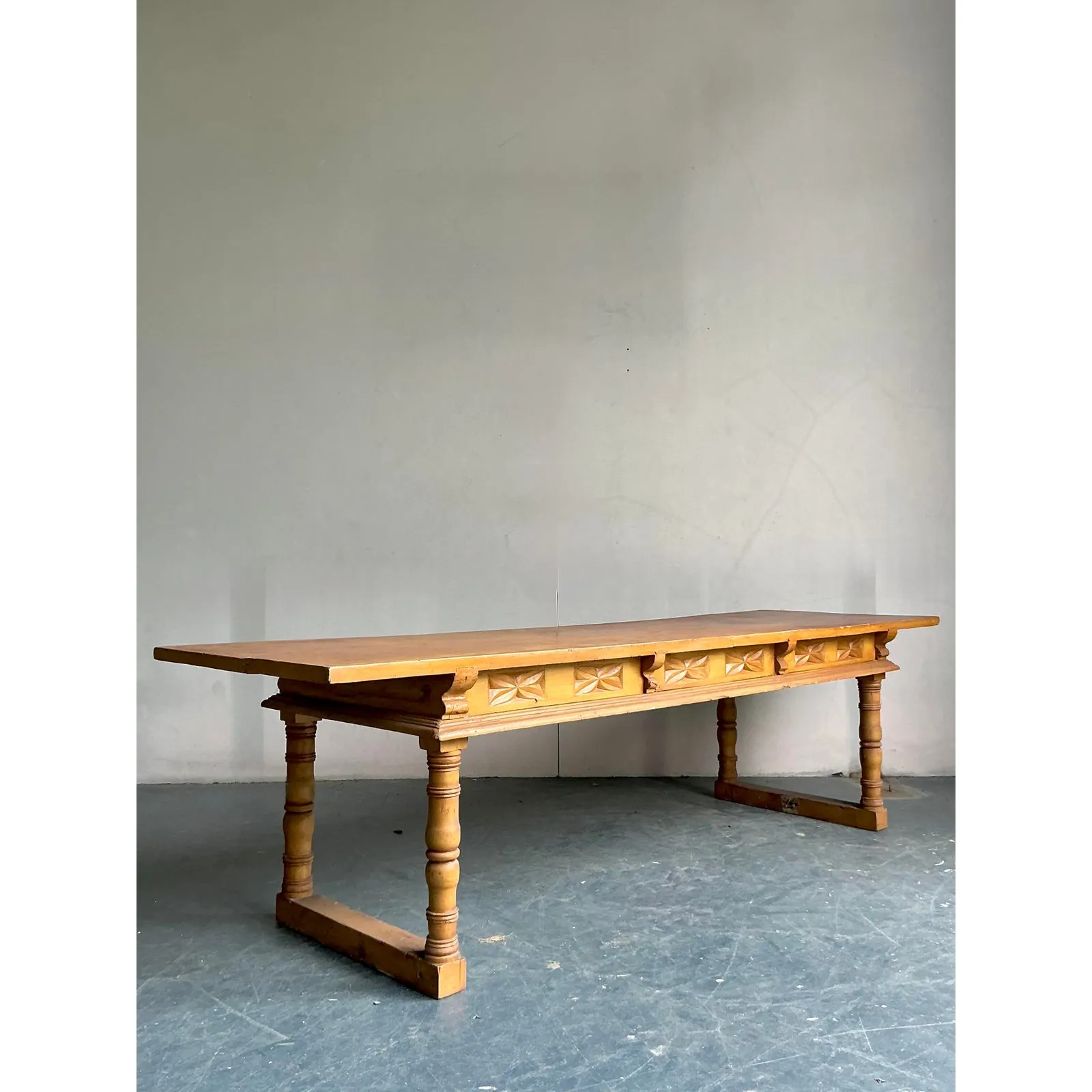 Vintage Boho Monumental Library Table — additional photo 3
