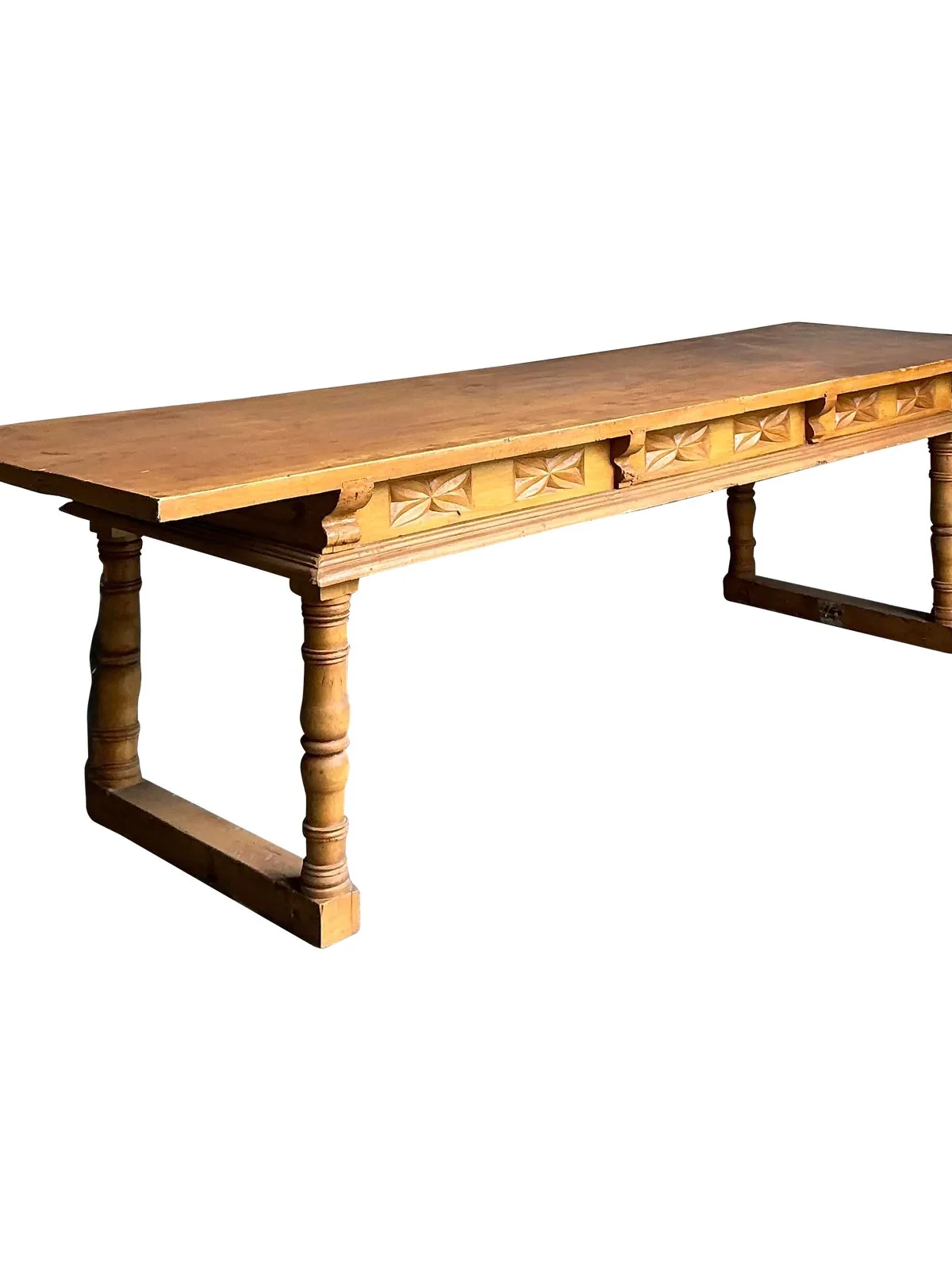 Vintage Boho Monumental Library Table