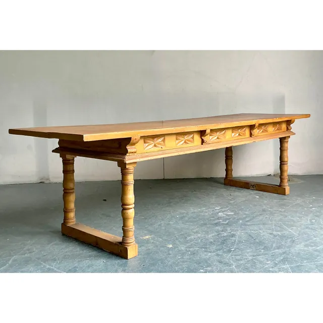 Vintage Boho Monumental Library Table — additional photo 2