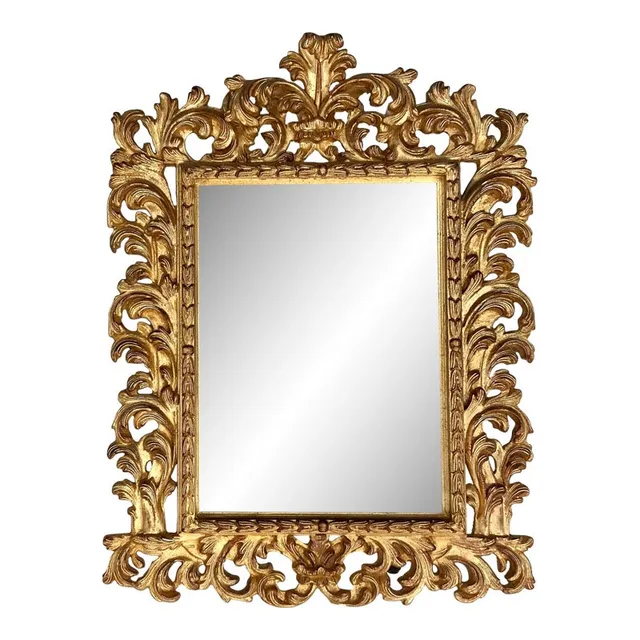 Vintage Regency Rococo Gilt Mirror — additional photo 1