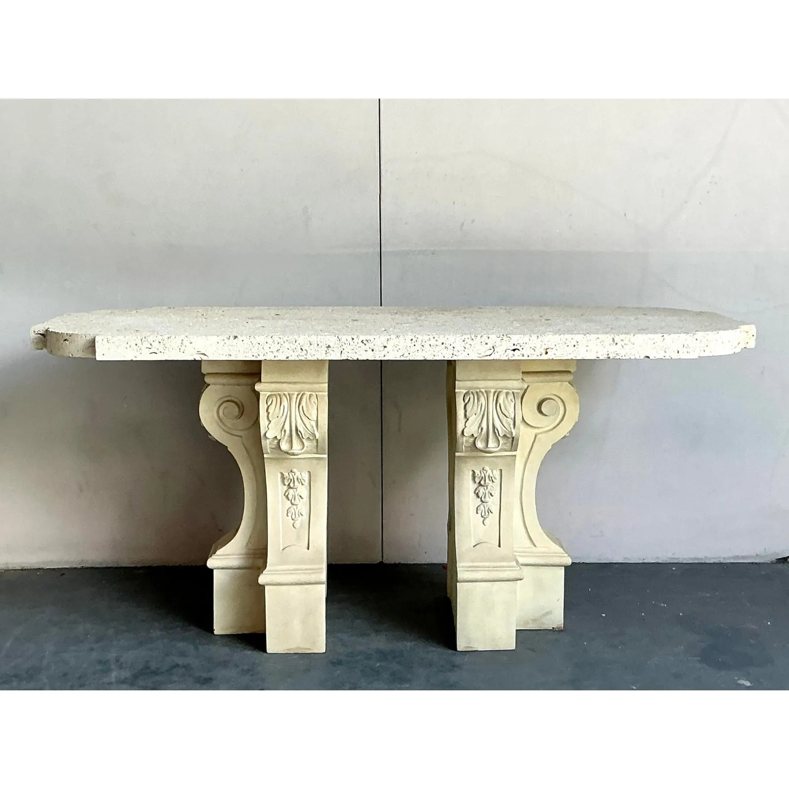 Vintage Regency Coquina Console Table — additional photo 5