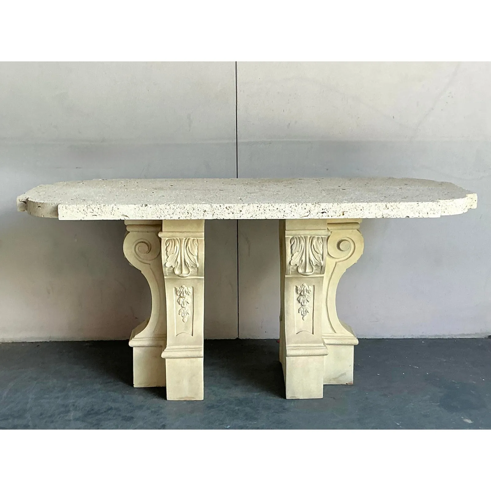 Vintage Regency Coquina Console Table — additional photo 7