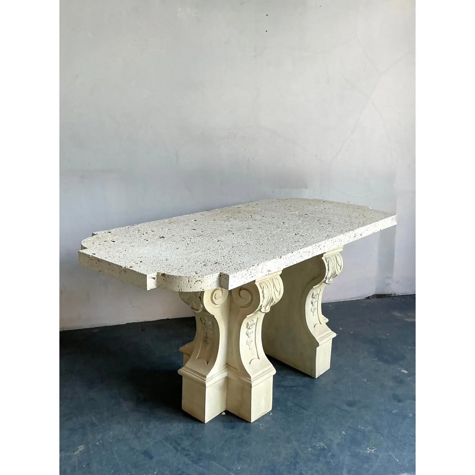 Vintage Regency Coquina Console Table — additional photo 3