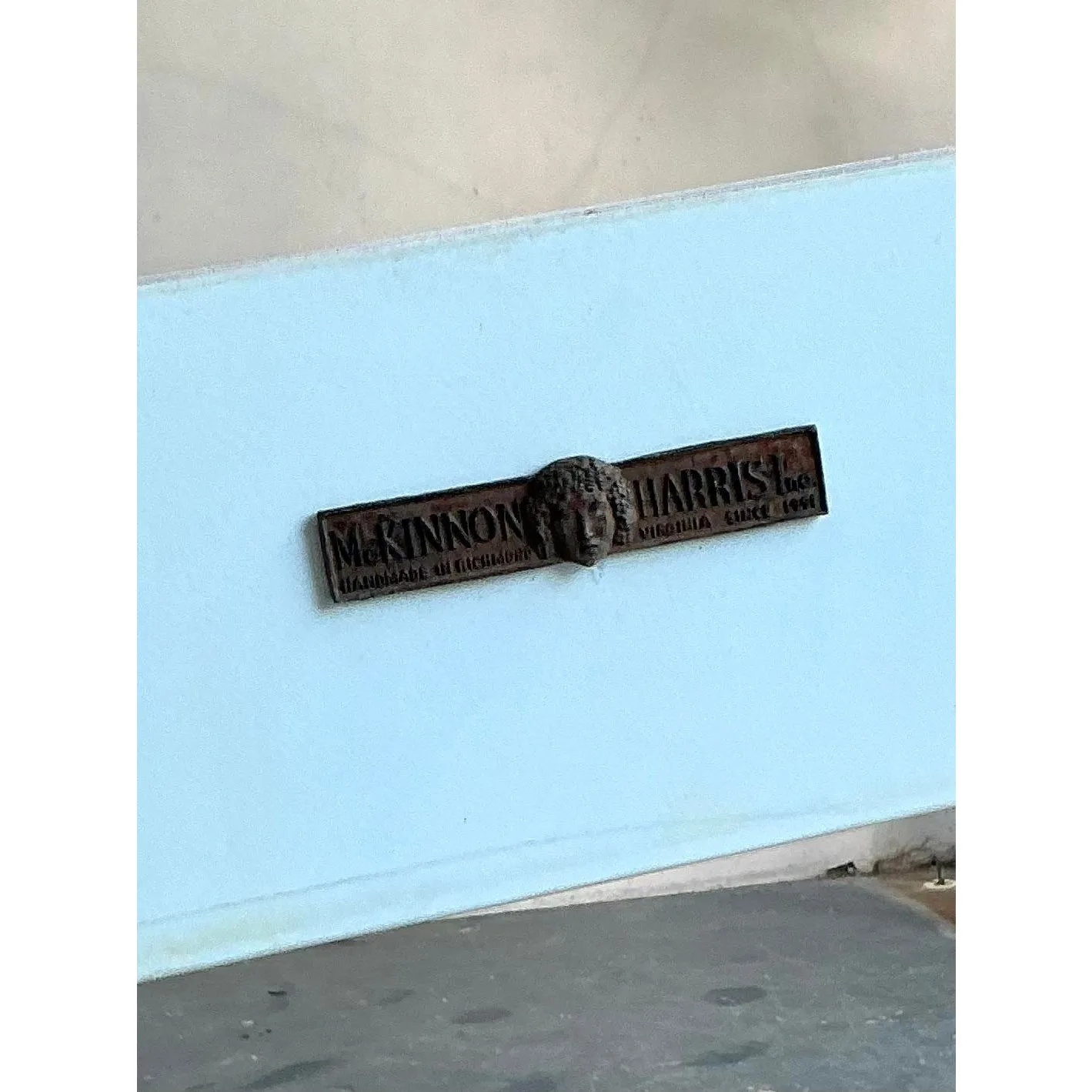 Vintage Boho McKinnon Harris Cast Aluminum “Spotswood” Sideboard — additional photo 5