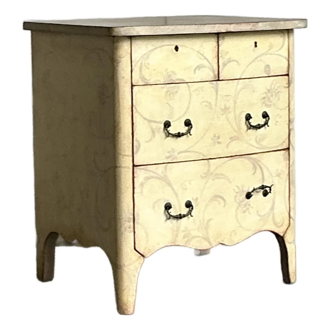 Vintage Italian Patina Hand Painted Chest — additional photo 4