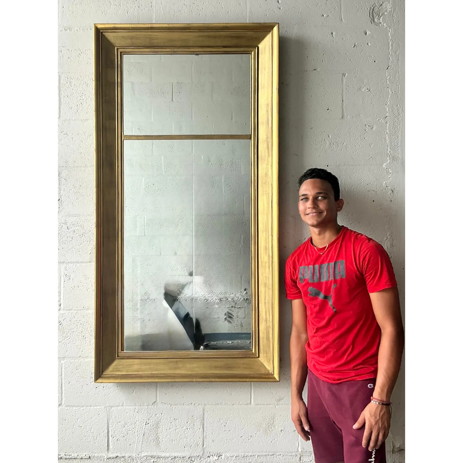 Vintage Regency Classic Gilt Pier Mirror — additional photo 3