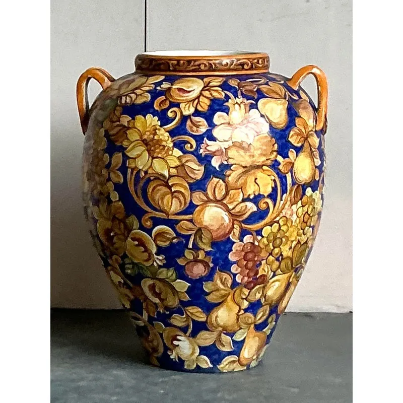 Vintage Italian Monumental Hand Painted Urn — additional photo 4